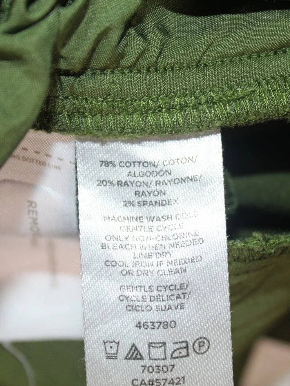 Loft Marisa The Riviera Pant Size 2P Olive Green Cropped Pants